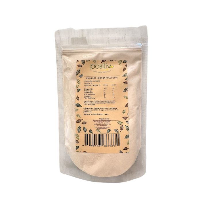 Psyllium Husk polvo 100gr Positiv