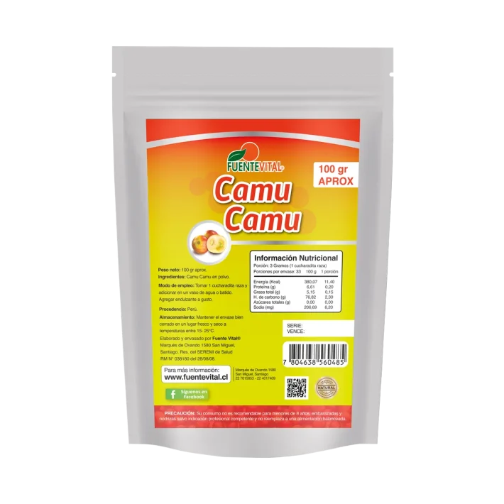 Camu camu polvo 100gr Fuente Vital