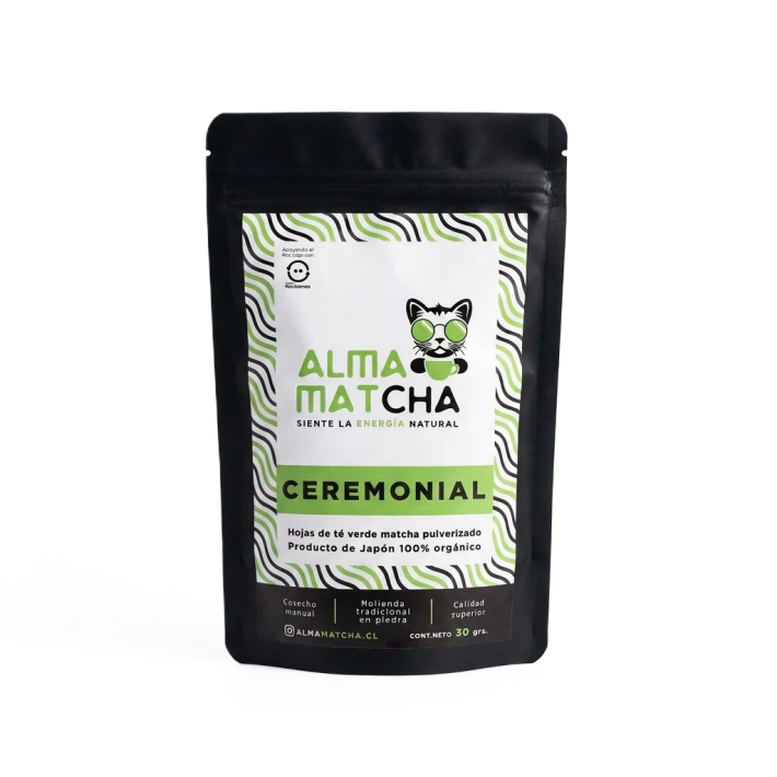 Te Matcha Ceremonial orgánico 30g Alma Matcha
