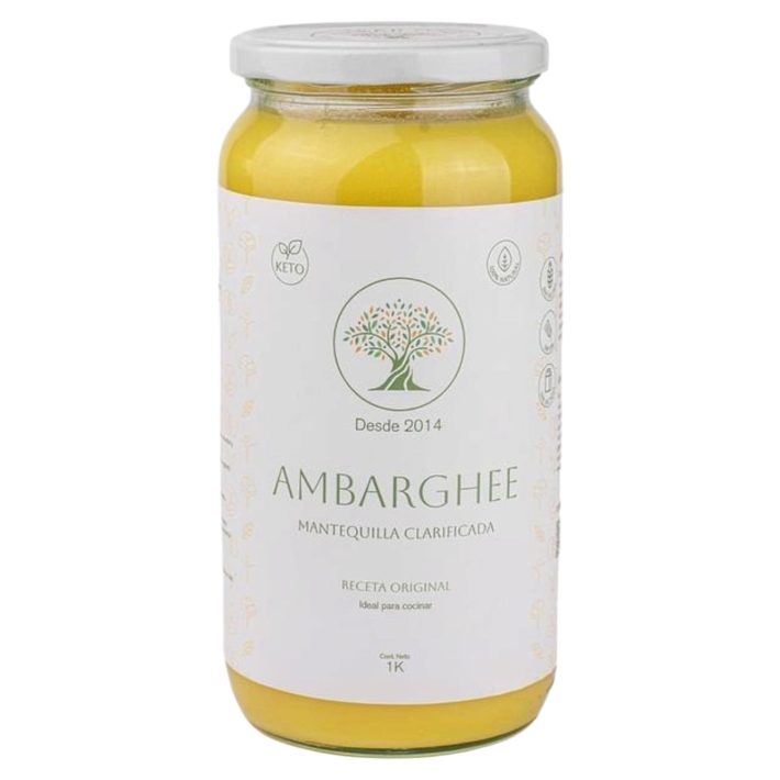 Mantequilla Clarificada Ambar Ghee 1 kilo