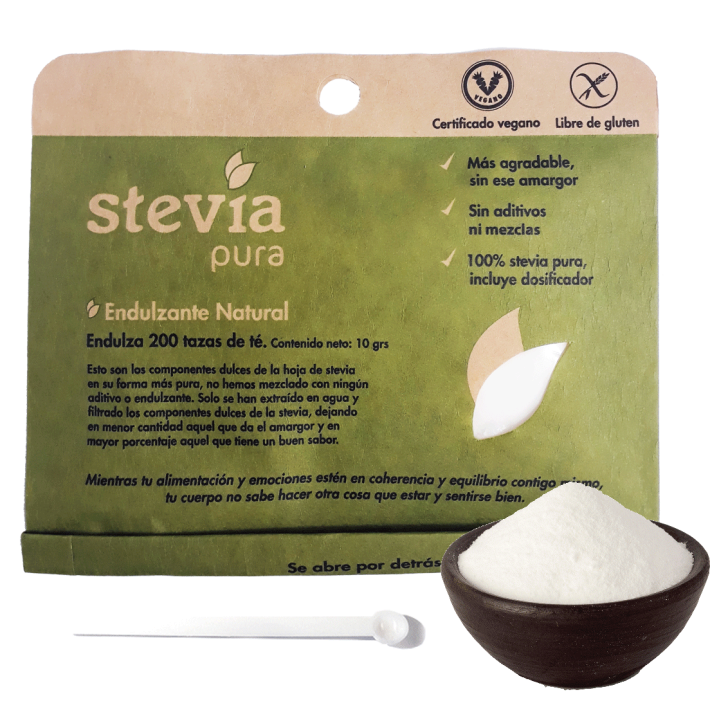 Stevia Pura 10g Dulzura Natural