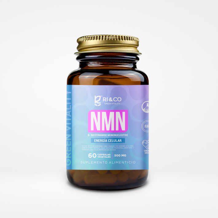 NMN B-Nicotinamide Mononucleotide 500mg 60 cápsulas RiandCo